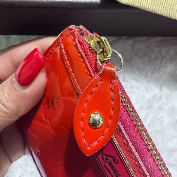 Louis Vuitton Orange Vernis Key Pouch - Picture 7 of 8